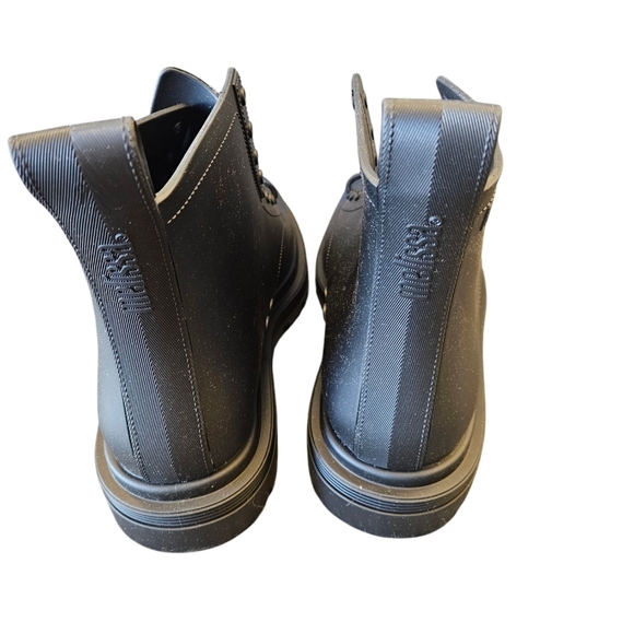 MELISSA Cotourno Black Combat Womens Boots NEW - Picture 5 of 8